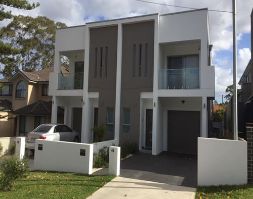 Modern new home in Sydney