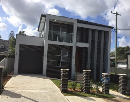 Modern new home in Sydney